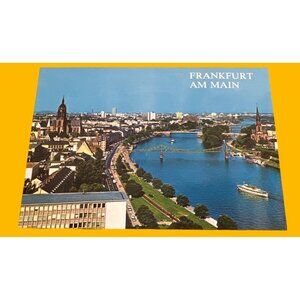 Vintage Frankfurt Am Main Postcard  Huberm Karte Sku 0205